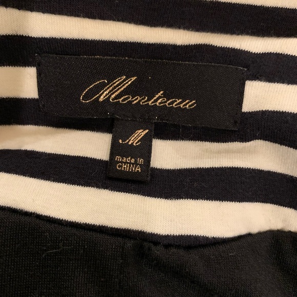 Monteau Striped Blazer Size:M - Picture 5 of 6